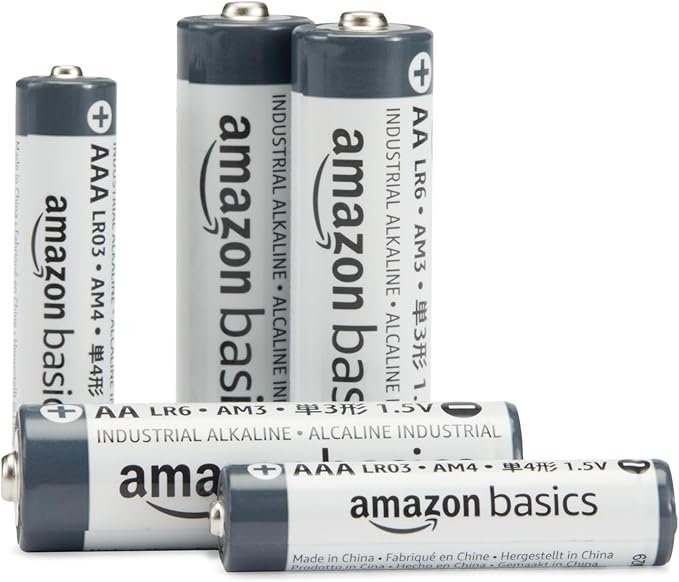 Amazon Basics AA Alkaline Industrial Batteries Amazon Basics AA Alkaline Industrial Batteries